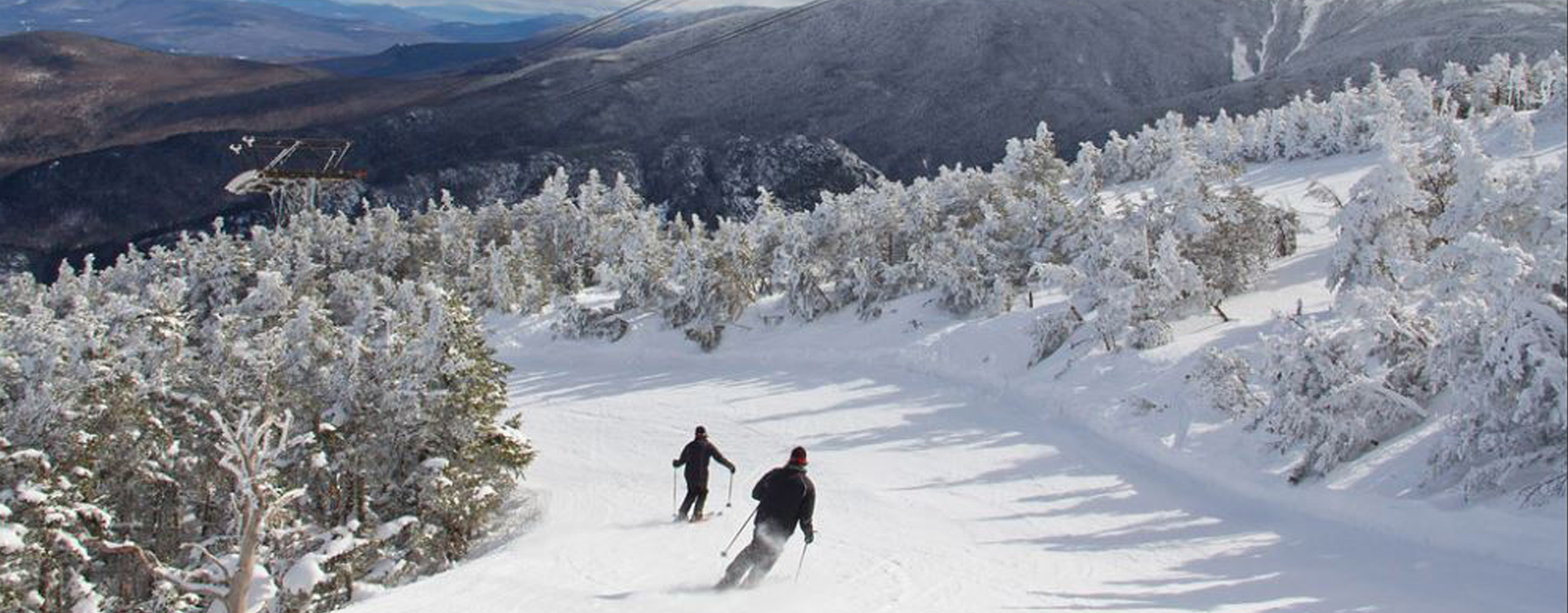 downhill skiing at cannon