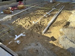 piping for bathhouse at pawtuckaway state park