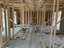 pawtuckaway bath house construction interior