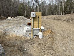 electrical site work at pawtuckaway state park