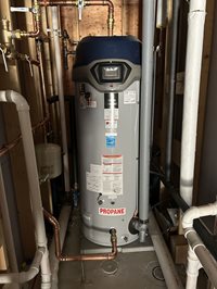 water heater at pawtuckaway batthouse water heater at pawtuckaway bathhouse