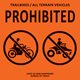wheeled vehicles prohibited sign