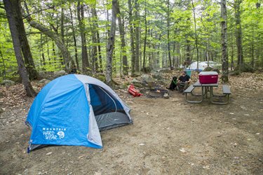 tent  at dry river campground