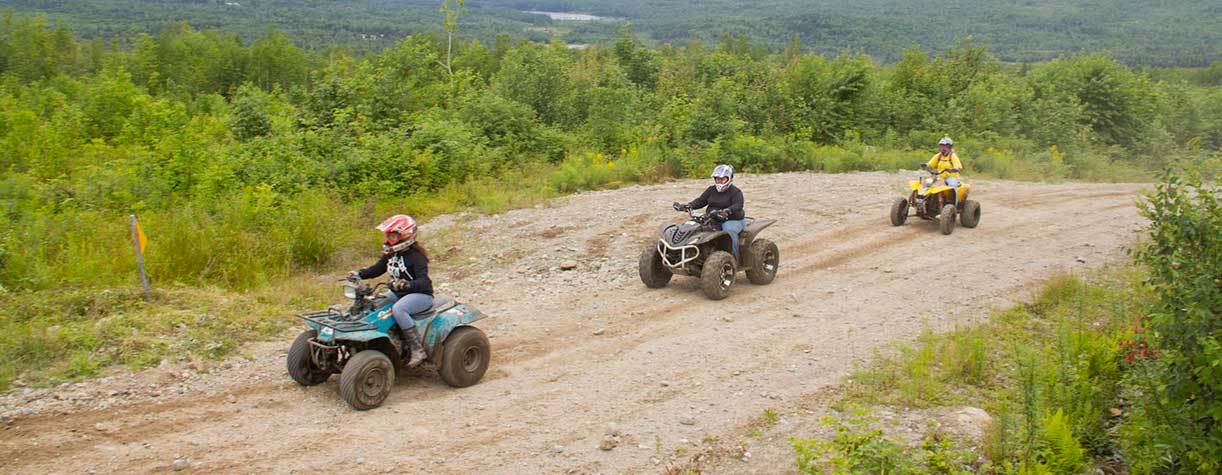 ATV's on trail