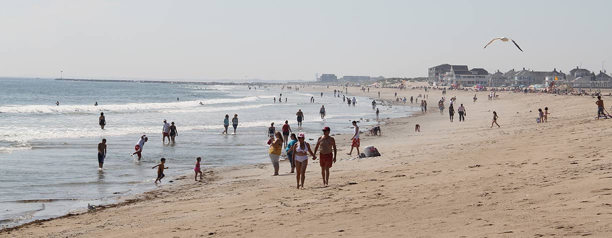 People on beach