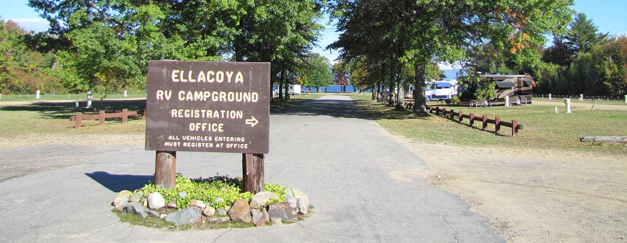 Ellacoya State Park Sign