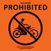 trails bikes prohibited sign