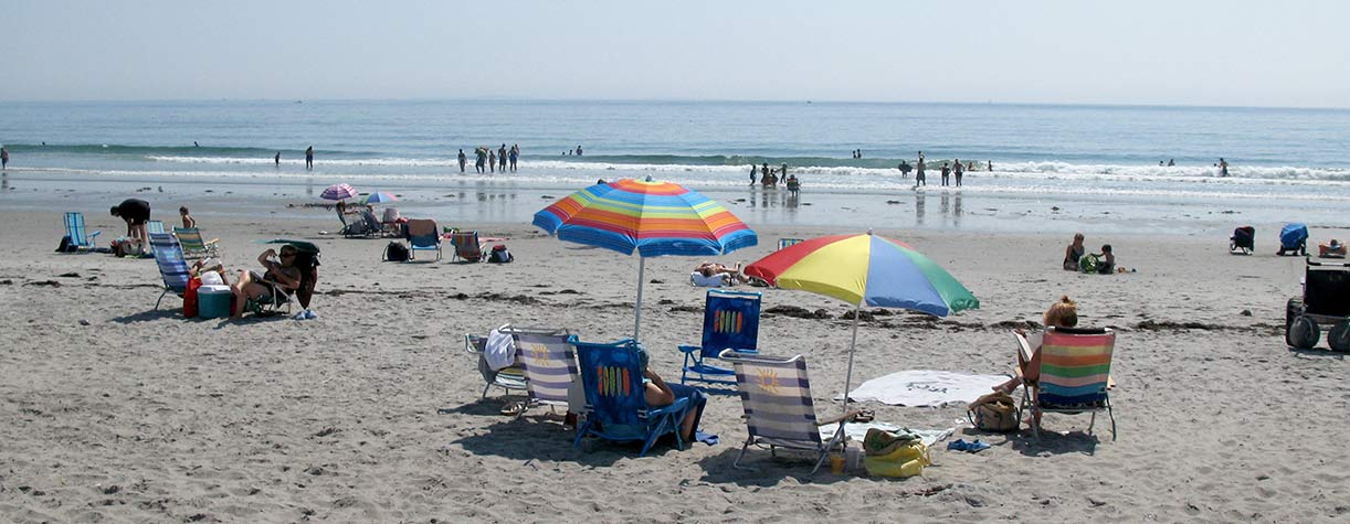 umbrellas on beach