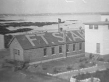 fort stark with lettering on roof 1940s
