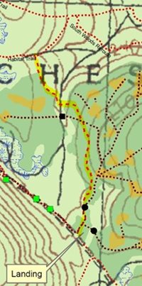 Map of timber harvest