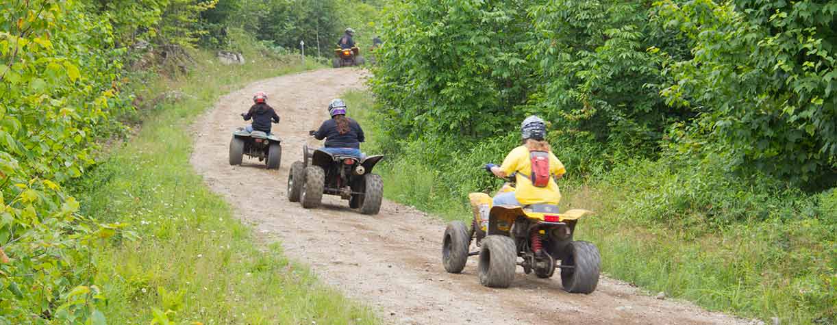 ATV's on trail