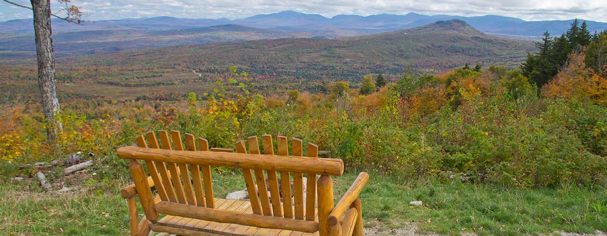 View of mountans from porch