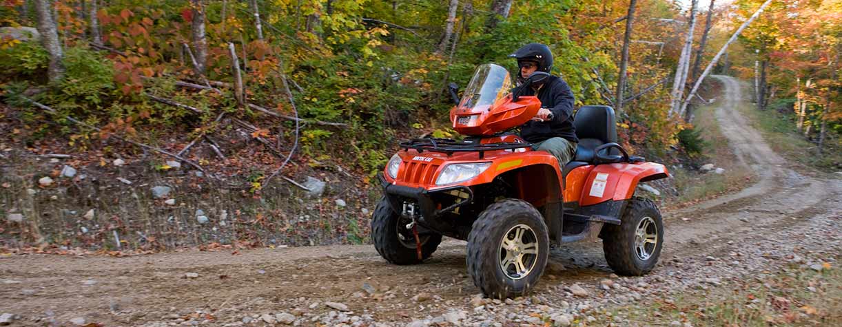 ATV on trail