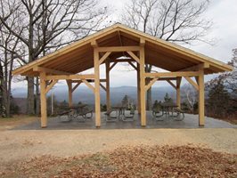 Empty pavilion