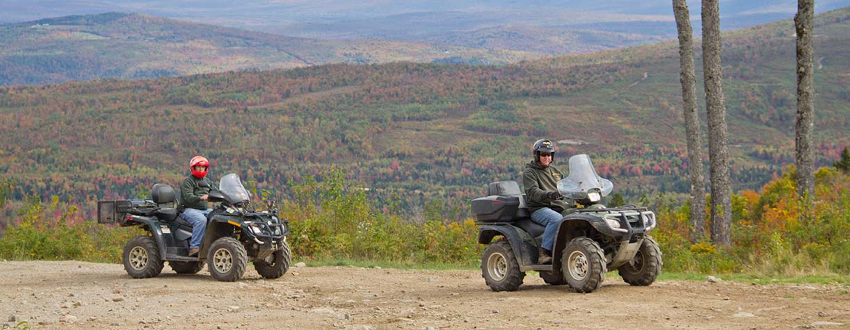 ATV's on trail